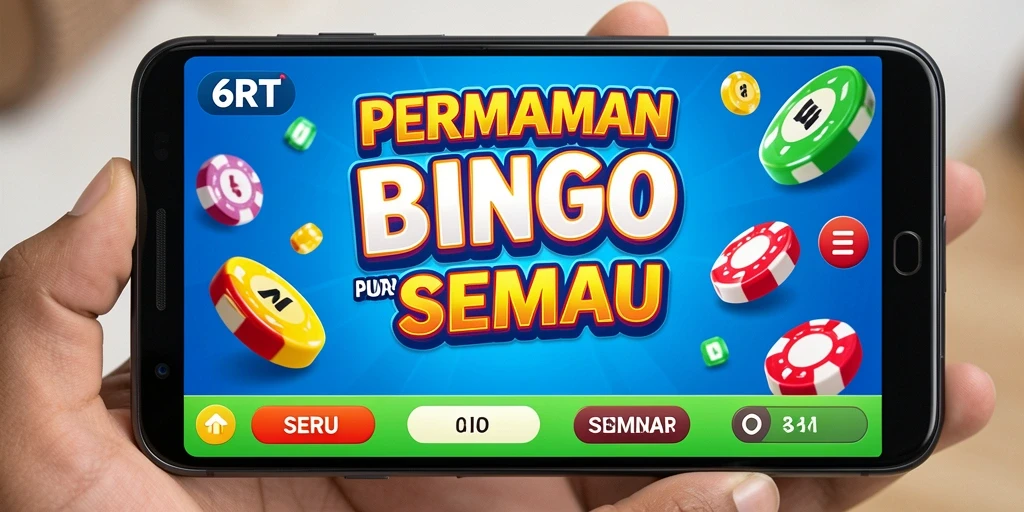 Tampilan menarik dari gameplay Bingo di 6RT.