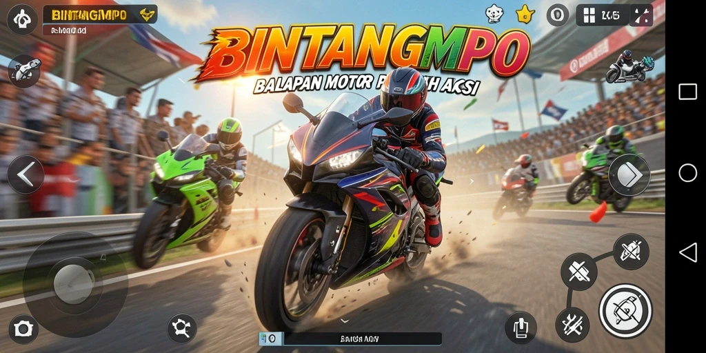 Tampilan gameplay BINTANGMPO yang memukau dan mendebarkan.