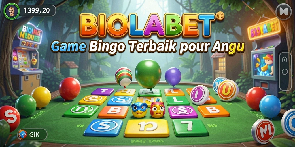 Tampilan seru gameplay Bingo di BIOLABET yang menyenangkan.