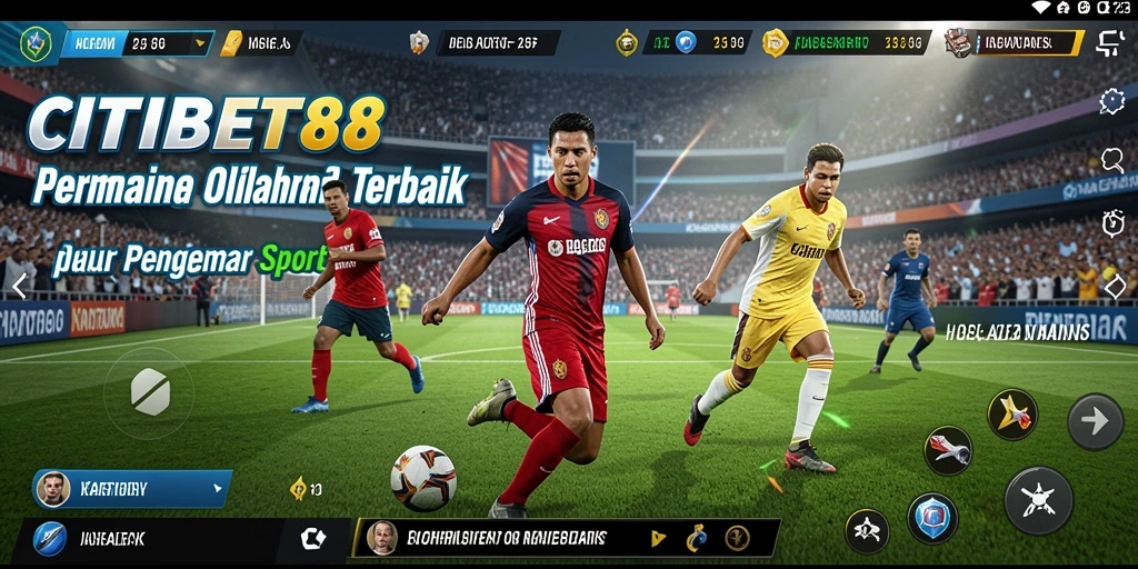 Tampilan gameplay menarik dari aplikasi CITIBET88 dengan fitur taruhan olahraga.