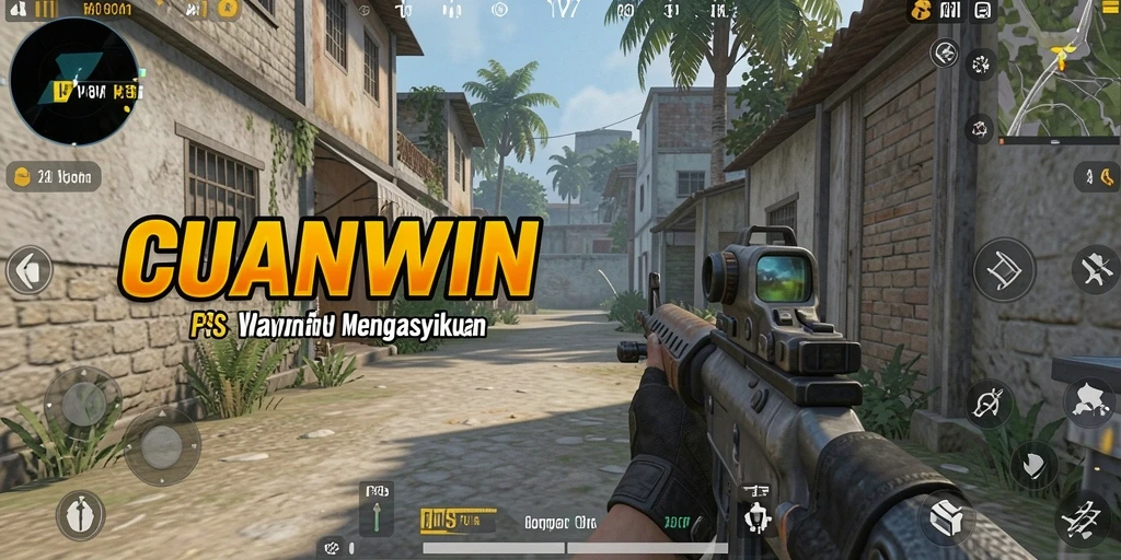 Tampilan menarik gameplay CUANWIN dengan aksi tembak-menembak yang intens.