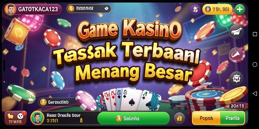 Tampilan gameplay Kasino yang menarik dan mengasyikkan di GATOTKACA123.
