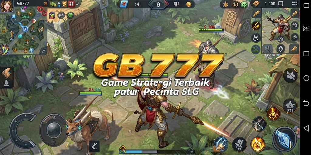 Screenshot GB777 menampilkan pertarungan strategis dalam pertempuran SLG.