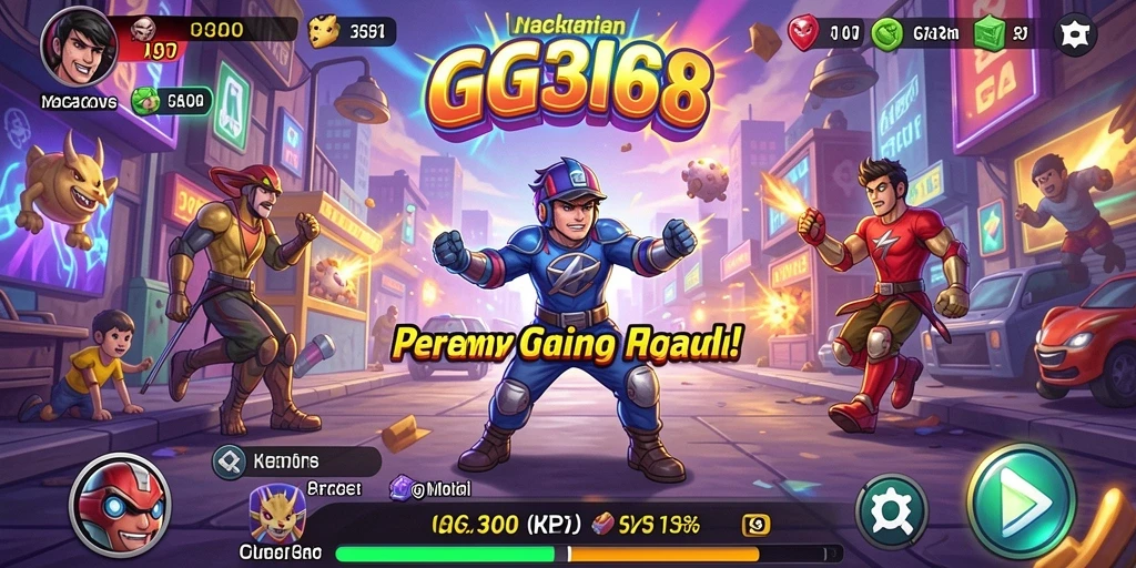 Screenshot gameplay GG368 menampilkan aksi seru dan grafis menarik.