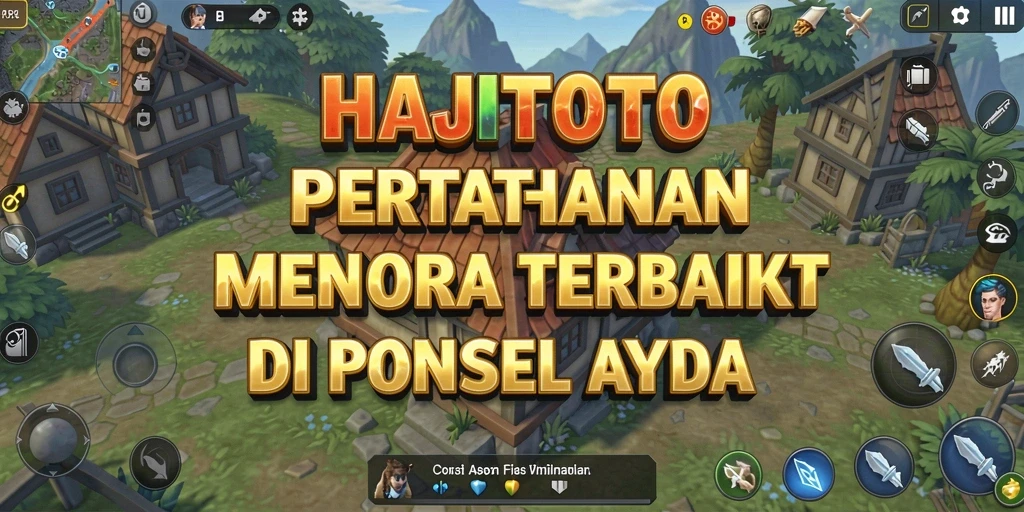 Tangkapan layar gameplay <strong>HAJITOTO</strong> yang menunjukkan pertahanan menara melawan musuh.