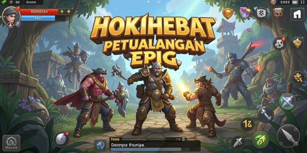 Tangkapan layar HOKIHEBAT menampilkan pertarungan epik dalam dunia RPG yang menantang.