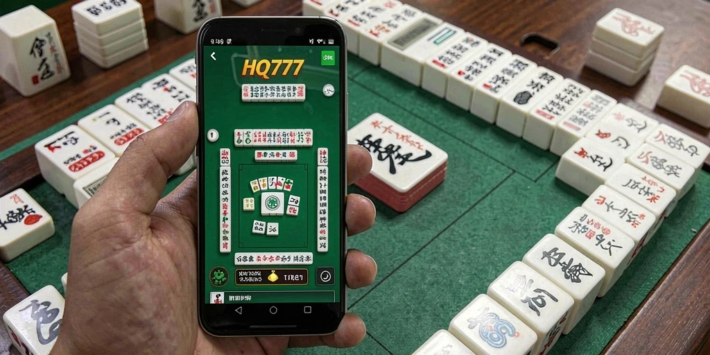 Tangkapan layar utama pemain sedang menikmati gameplay Mahjong HQ777.