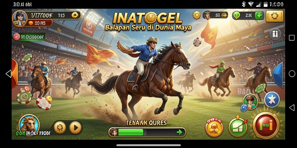 Tampilan menakjubkan dari balapan seru di INATOGEL.