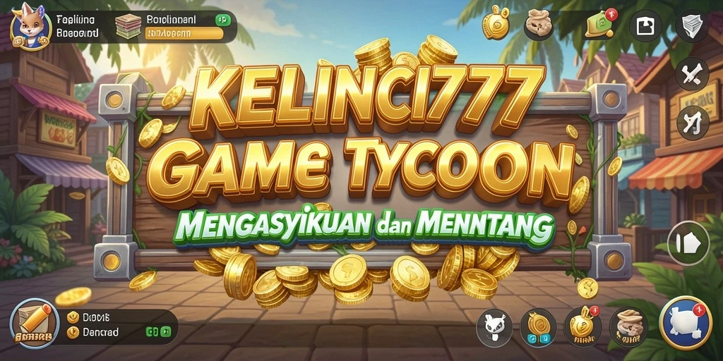 Tampilan gameplay KELINCI777 dengan peternakan kelinci yang berkembang.