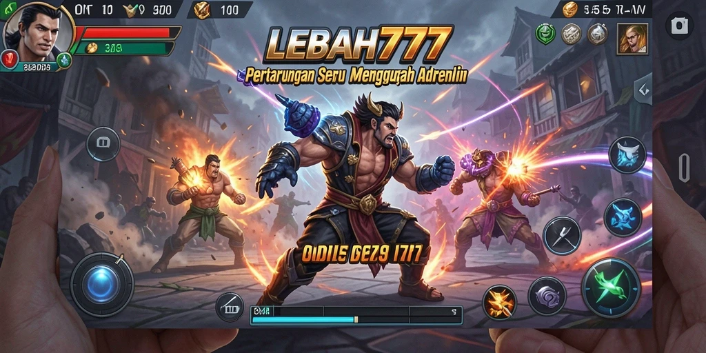 Tampilan aksi pertandingan memukau dalam LEBAH777.