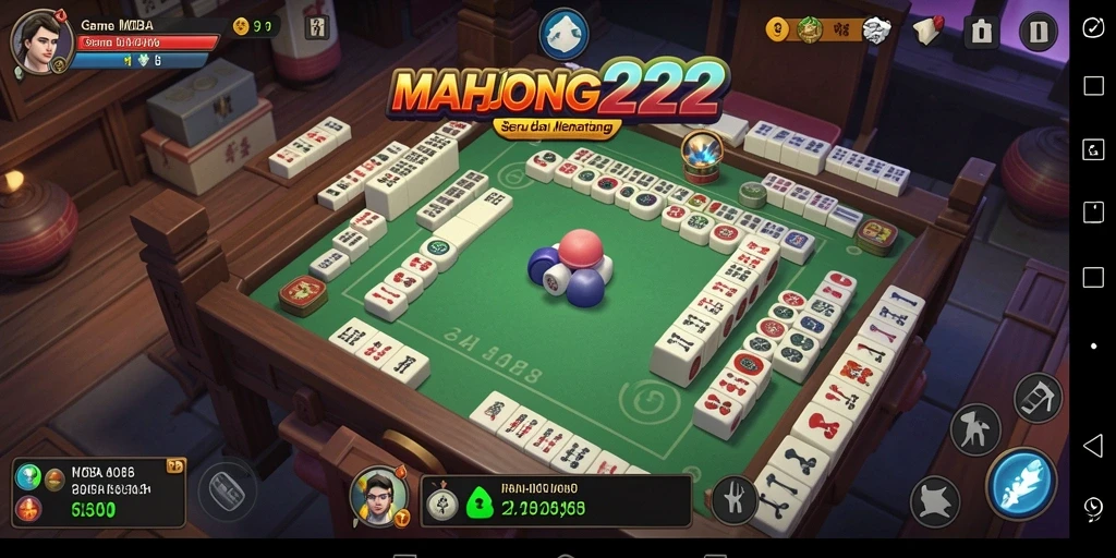 Gameplay seru dalam MAHJONG222 dengan berbagai karakter unik.