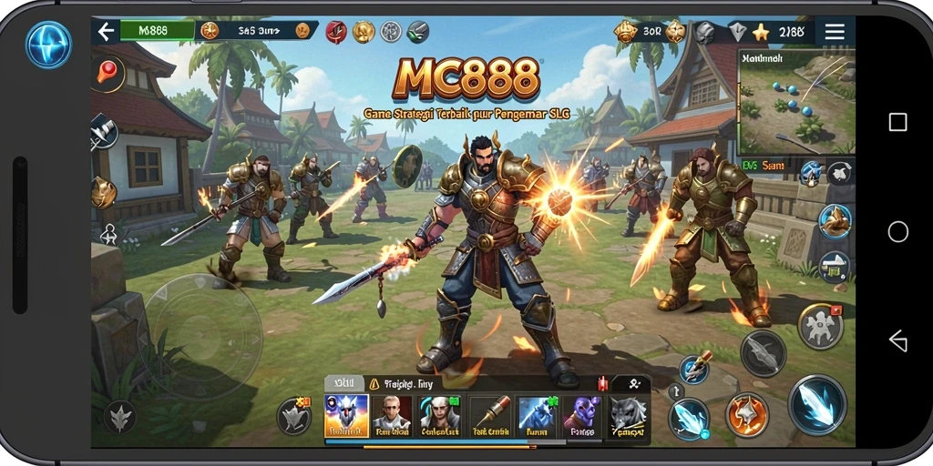 Tampilan menakjubkan dari pertempuran dalam MC888.