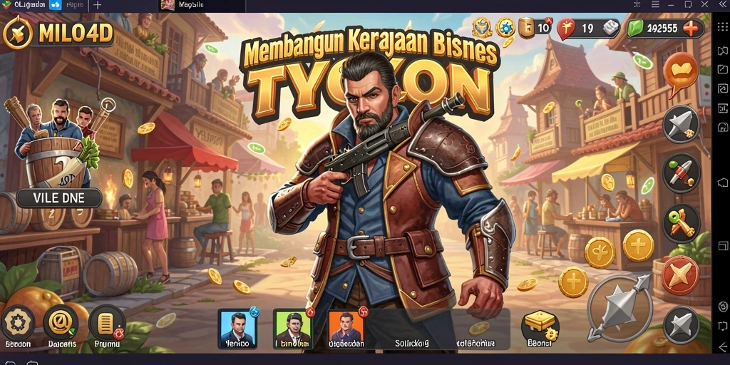 Tampilan gameplay Tycoon yang menarik di MILO4D.