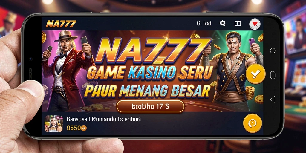 Screenshot gameplay NA777 menampilkan keseruan permainan Kasino yang memukau.