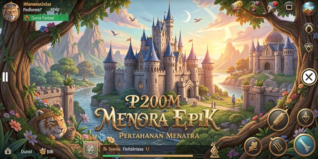 Gameplay seru Tower Defense dengan strategi pertahanan yang menantang.