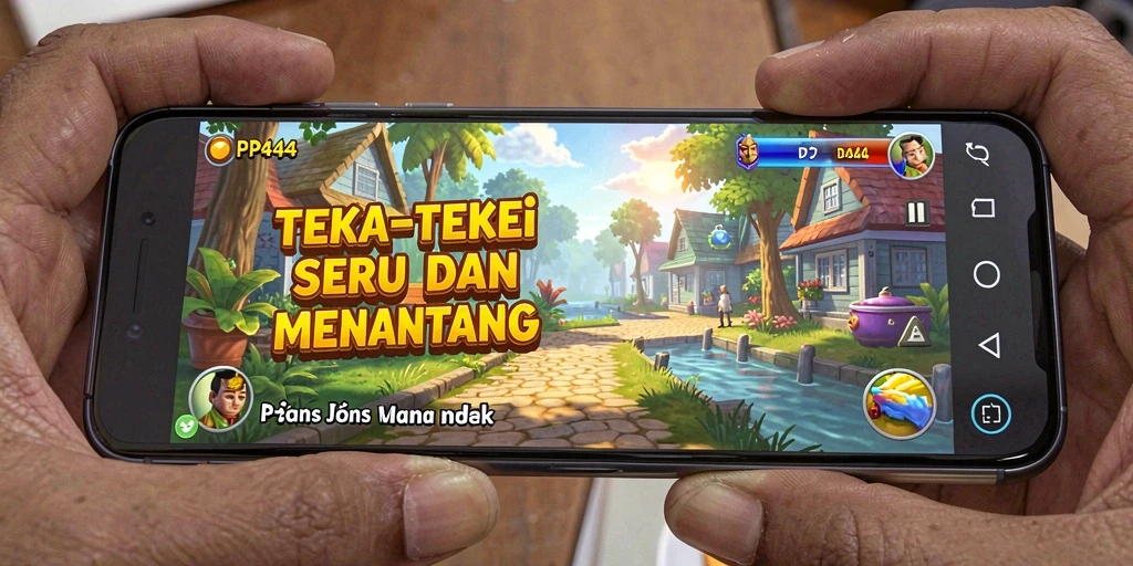 Screenshot utama PP444 menampilkan gameplay seru dari teka-teki menantang.