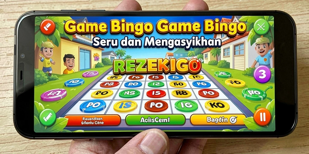 Tampilan gameplay seru dalam game Bingo REZEKIGO.