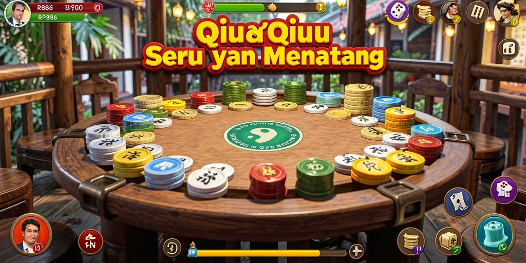 Tangkapan layar gameplay QiuQiu yang menampilkan aksi seru.