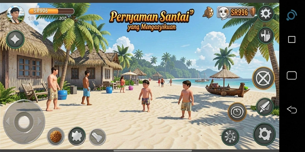 Screenshot gameplay SR996 yang menampilkan karakter dan tantangan seru.