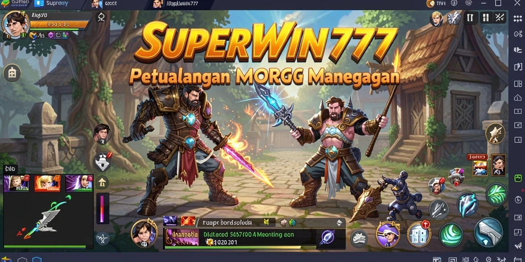 Tampilan gameplay <strong>SUPERWIN777</strong> yang menarik dan mengesankan di dunia MMORPG.