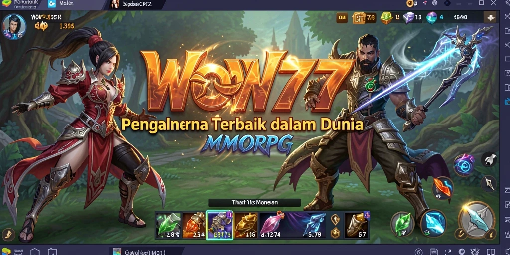Gambaran gameplay epik dalam <strong>WOW77</strong> yang memikat dan mendebarkan.
